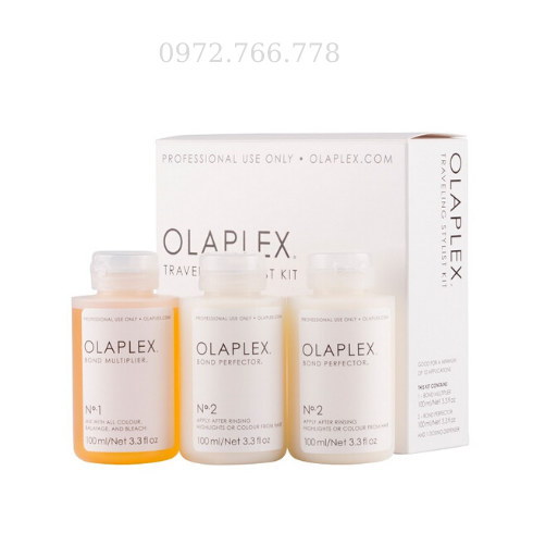 Bo phuc hoi toc Olaplex 100ml Bộ phục hồi tóc Olaplex 100ml