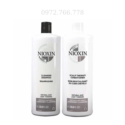 Dau goi xa chong rung tóc Nioxin Dầu gội xả chống rụng tóc Nioxin