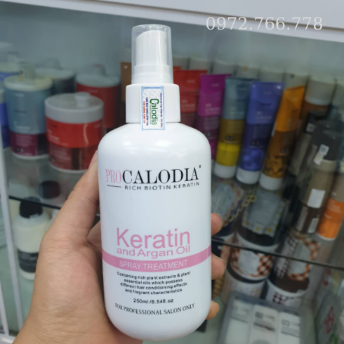 Xit duong toc calodia Xịt dưỡng tóc calodia